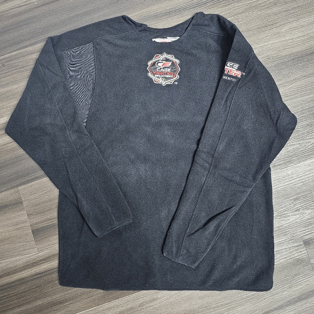 Cage Fighter Men's Black Crewneck Sweater